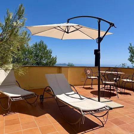 Дом отдыха Host4u - Au Pin, Hill Relax Oasis Seaview Lingueglietta